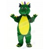 Green Dragon Mascot Costume Cartoon