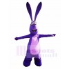 Purple Rabbit Long Ear Easter Bunny Mascot Costumes Animal