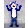 Blue Fat Cat Mascot Costumes Animal