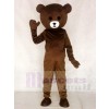 Brown Bear Mascot Costumes Line Town Friends Animal 