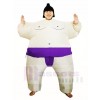 Purple Japanese Fat Man Sumo Inflatable Halloween Christmas Costumes for Adults