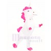 White Unicorn Inflatable Halloween Christmas Costumes for Adults