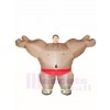 Mr. Fitness Bodybuilder Muscle Man Inflatable Halloween Christmas Costumes for Adults