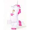 White Unicorn Inflatable Halloween Christmas Costumes for Kids