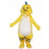 Yellow Dinosaur with Blue Spikes Mascot Costumes Animal