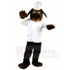Brown Dog Chef Cook Mascot Costumes Animal