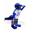 Royal Blue Crocodile Mascot Costume Alligator Mascot Costumes with White Shirt