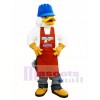 Alpha Duck Mascot Costume White Canada Duck Mascot Costume