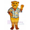 New Barry Bear with Shirt Mascot Costume