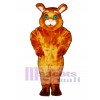 Cute Wide-Eyed Cat Mascot Costume