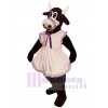 Ms.Buttercup Cattle with Apron Mascot Costume