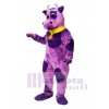 Ms Violet with Bell & Collar Mascot Costume