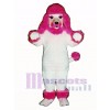 Cute Pink Poodle Dog Mascot Costume