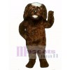 Cute Grinning Dog Mascot Costume