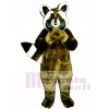 Corkie Coon Raccoon Mascot Costume