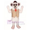 Marty Mouse With Vest And Hat Mascot Costume