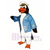 Cute Admiral Perry Penguin Mascot Costume