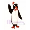 Santa Penguin with Bowtie & Hat Mascot Costume