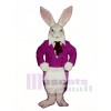 Cute Easter Bunny Rabbit with Jacket Mascot Costume