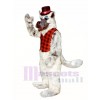 Bad Wolf with Hat & Vest Mascot Costume