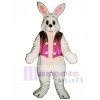 Cute Easter Bunny Rabbit with Vest Mascot Costume