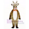 Mistletoe Deer with Lite-up Nose, Collar & Cuffs Christmas Mascot Costume