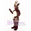 Sled Deer with Lite-Up Nose Mascot Costume