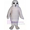 Cute White Baby Seal Mascot Costume