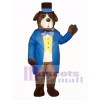 Cute Stanley Bernard Dog Mascot Costume
