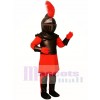 Red Knight Mascot Costume