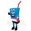 Blue Juice Box Mascot Costumes Drink