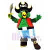 Green Pirate Parrot Mascot Costumes Bird