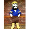 Black Beard Voyageur Boatman Woodman Mascot Costumes People