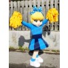 Blue Dress Cutie Cheer Leader Mascot Costumes People