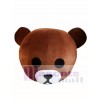 Brown Bear Mascot HEAD ONLY Line Town Friends 