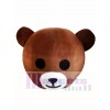 Happy Smile Brown Bear Mascot HEAD ONLY Line Town Friends Mascot