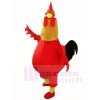 Red Chicken Cock Rooster Mascot Costumes Poultry Animal 