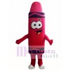 Red Lipstick Crayon Mascot Costumes