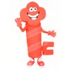Red Happy Key Mascot Costumes Tool