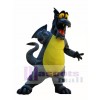 Gray Dragon with Yellow Belly Mascot Costume Dragon Mascot Costumes