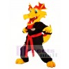 Yellow Kung Fu Dragon Mascot Costumes