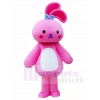 Pink Rabbit Bunny Mascot Costumes Animal