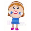 Big Face Woman Mascot Costumes 