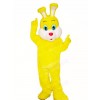 Yellow Easter Bunny Rabbit Mascot Costumes Animal 