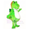 Green Fluffy Dinosaur Mascot Costumes