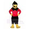 Black Falcon Eagle Mascot Costumes Bird Animal