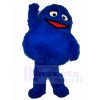 Fluffy Blue Monster Mascot Costumes 