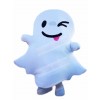 Winking White Ghost Spirit Mascot Costumes Halloween