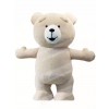 Creamy White Teddy Bear Mascot Costumes Animal 