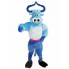 Blue Muscle Bull Ox Mascot Costumes Animal